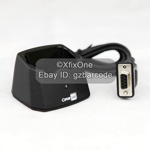 Rs-232 serial charging cradle for cipherlab cpt-8000 8000 series genuine new for sale