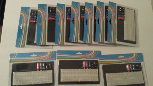 10pcs 830-pt New SOLDERLESS BREADBOARD with 3 posts Arduino - Fast Free Shipping