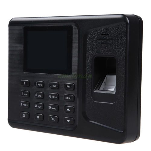 New biometric fingerprint id card time clock payroll attendance freesoftware+usb for sale