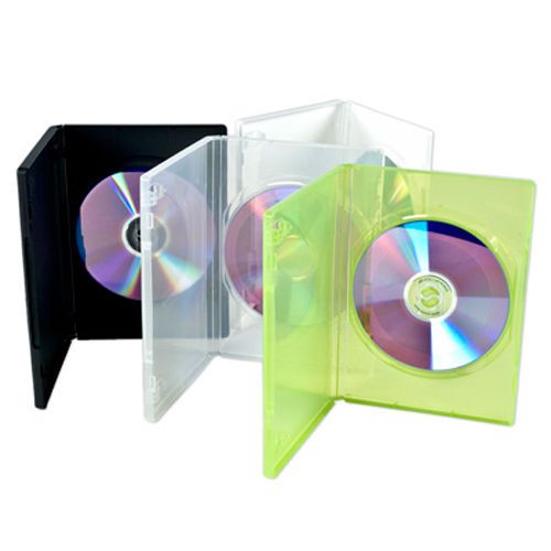 Single amaray (r) white premium dvd case w/ying yang hub for sale