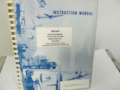 Panoramic (Singer) SSB-50-1 Single Sideband Analyzer System Manual..Vol. 1 &amp; 2