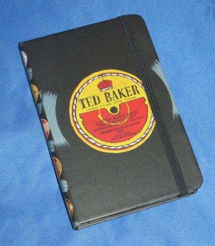 Authentic TED BAKER Little Black Book Address Book NEW