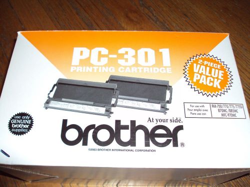 Brother PC-301 Printing Cartridge 2 piece value pack