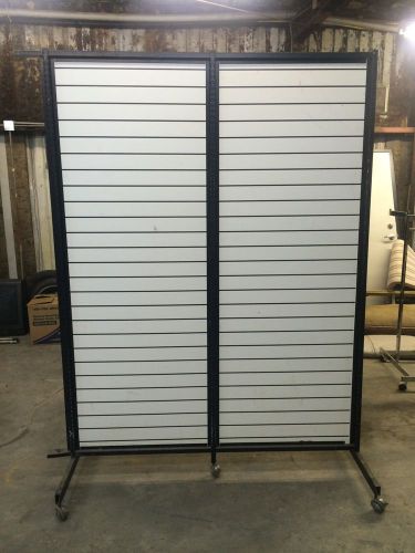 Slatwall panel display rack fixture retail store tall for sale