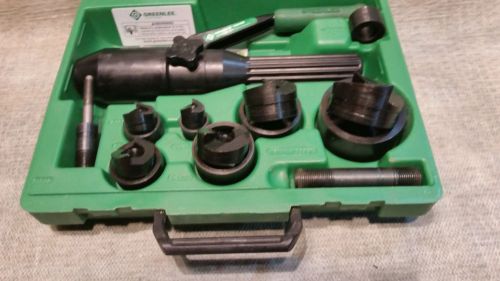 Maybe used once!!! greenlee 7706b quickdraw hydraulic knockout set for sale