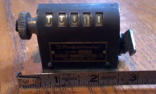 Vintage Productimeter by Durant Mfg; Counter Model 5D1; No. 0227
