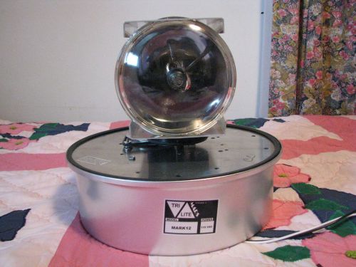 &#034; tri lite mark - 12 rotating beacon, 115/120 volt. for sale