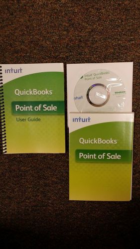 Quickbooks point of sale (pos) 9.0 cd + license with guide for sale