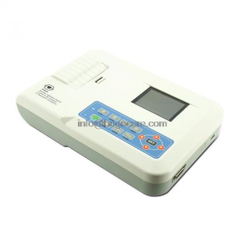 Digital ecg300g,3 channel 12 lead ecg,ekg,electrocardiogram machine,with printer for sale