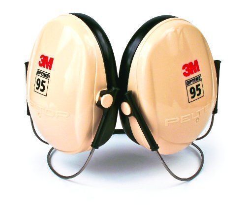 NEW 3M Peltor Optime 95 Behind-the-Head Earmuffs Hearing Conservation H6B/V