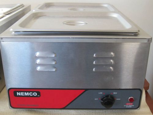 Nemco Food Warmer 6055A with trays and covers