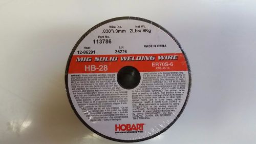Hobart Mig Solid Welding Wire Hb-28 Er70s-6  .030 New  113786
