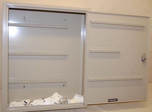 Cabinet 110 Key Wall Hook Storage Lock Box Steel Safe Includes KeyTags, Locking