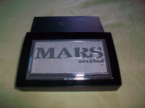 MARS snackfood  buisness card holder   Polished chrome