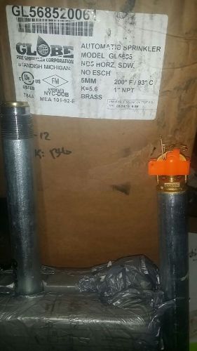 Globe Sprinkler Head Dry HORZ SW (GL5685) SR 14&#034; 1&#034;NPT K5.6