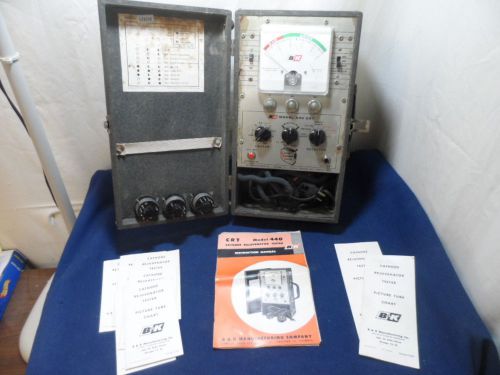 Antique b &amp; k model 440 crt radio and tv tube tester for sale