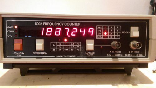 Global Specialties, E&amp;L Instruments, Interplex Model 6002 Frequency Counter