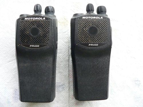 MOTOROLA PR400 CONVENTIONAL/LTR UHF PORTABLES TWO EACH