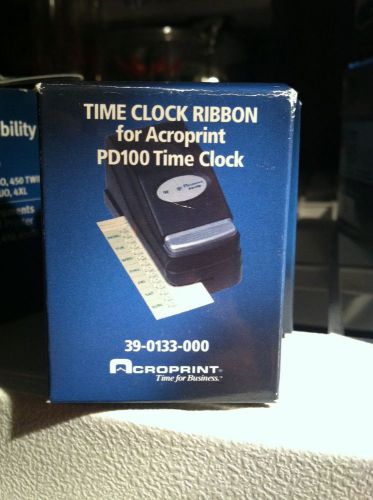 TIME CLOCK RIBBON For Acroprint PD100 Time Clock 39-0133-000 PD122