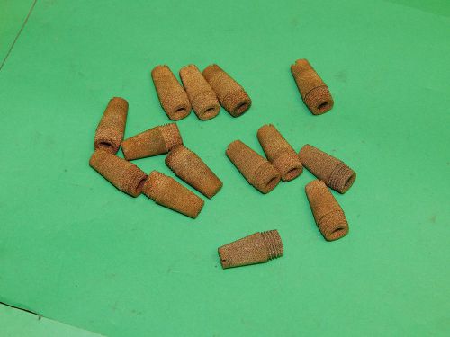 Lot of 14 brass silencer connector muffler fitting 1/4&#034; npt for sale