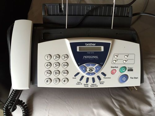 Brother 575 Personal Plain Paper Fax Machine