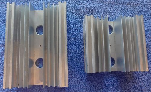 Heat Sinks Cooling Aluminum Silver700128, 5W x 2 1/4 H Lot of 2