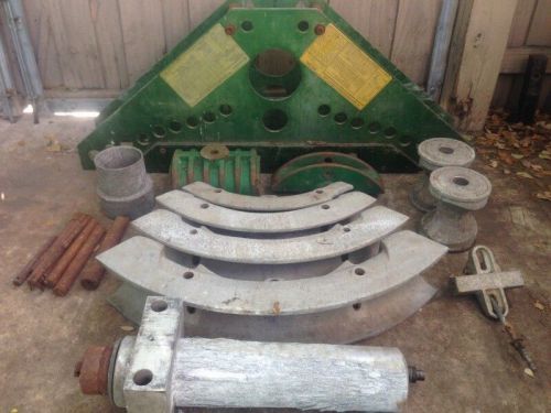 Greenlee 884 885 hydraulic pipe bender and bender shoes - not working for sale