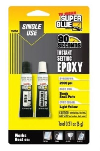 Super Glue Instant 90 Seconds Setting Epoxy - New