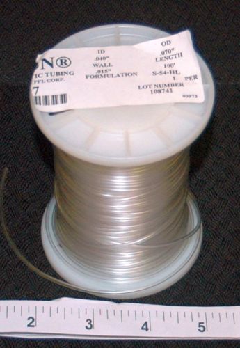 90ft Roll Tygon S-53-HL Microbore Tubing, 0.040&#034; x 0.070&#034;OD, Wall 0.015&#034;