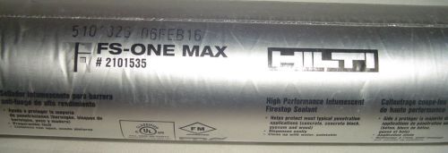 NEW~20 oz Tube Hilti  FS-ONE MAX  High Performance Intumescent Firestop 210535