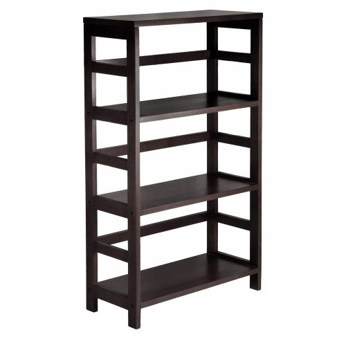 Wood 3 Shelf Narrow Versatile Shelves Book Decor Collections Photo Furniture