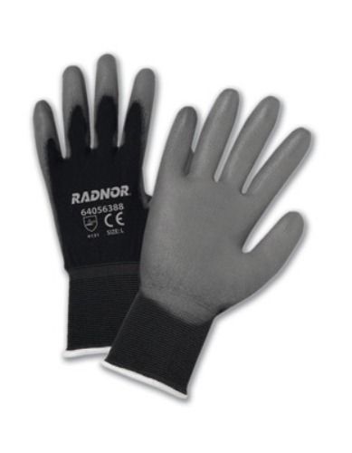 Radnor 64056388 Large gray premium Industrial Work Gloves QTY 12