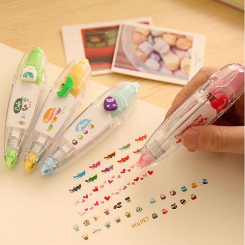 Push Correction Tape Lace for Key Tags Sign Students Creative Stationery Gifts