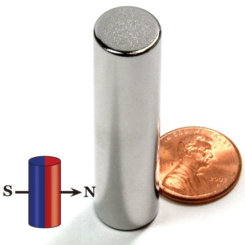 CMS Magnetics® 1 piece Neodymium Magnets N42 1/2x2&#034;
