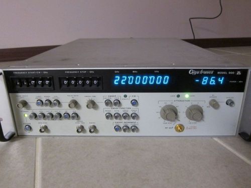 Gigatronics 900 / .05-22 GHz Microwave Synthesized RF Signal Generator as HP