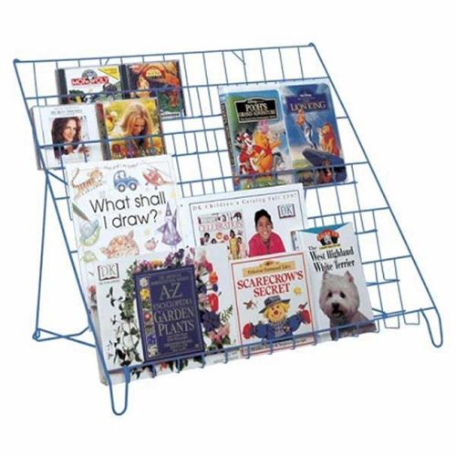 Fixturecraft ms popularity 6 shelf wire counter book and literature display c793 for sale