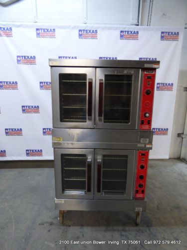 Vulcan gas double stack full size convection oven for sale