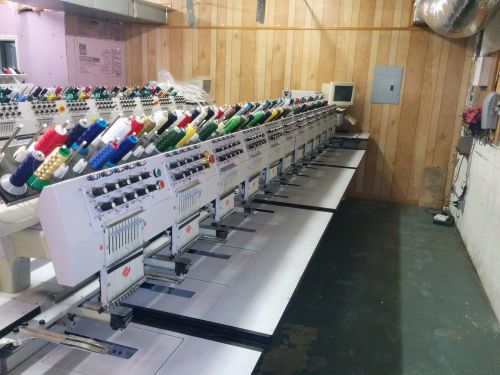 Melco EMC 10/12 Industrial Embroidery Machine