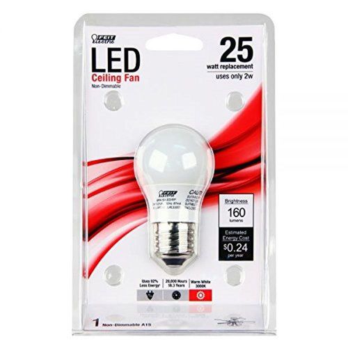 Feit electric bpa15/led/rp accent led a15 bulb frost 1 for sale