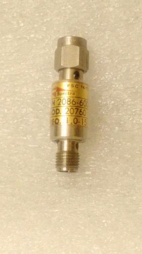 Back Diode Detector Omni Spectra 1.0 to 15.0 GHz 2086-6000-00  Mod 20760