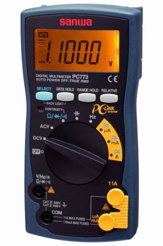Sanwa Electric PC-773 Digital Multi Meter Electrical Test Equipment From JP