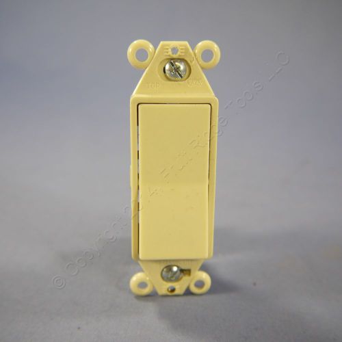 Eagle ivory residential single pole decorator rocker wall light switch 15a 6301v for sale