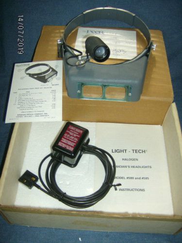 LIGHT TECH HALOGEN HEADLIGHT MODEL OPTI VISOR 580-585