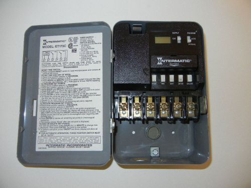 Intermatic 7 day electronic time switch model #et173c dpst for sale