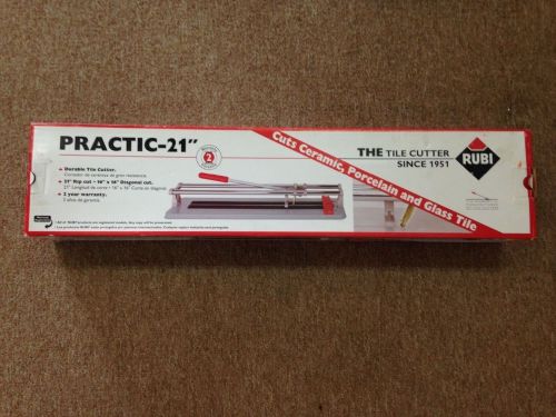 Rubi Practic-21 Tile Cutter - Cuts Ceramic, Porcelain, and Glass Tile