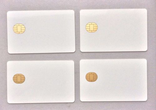 CHIP card white clear 4 pc.