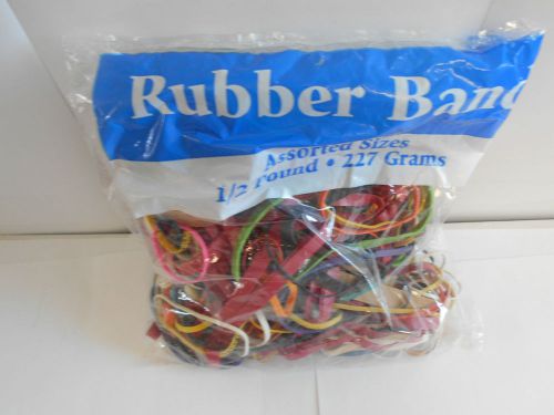 10 bags of Rubber Bands. Assorted Sizes. 1/2 pound per bag. 226 grams.  AT
