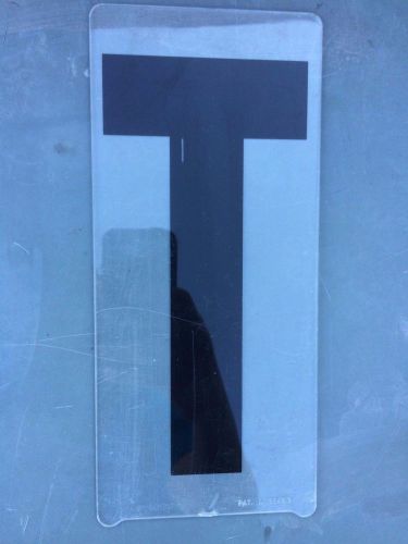 Gemini 8&#034; plastic Marquee Sign Letter &#034;T&#034; Replacement
