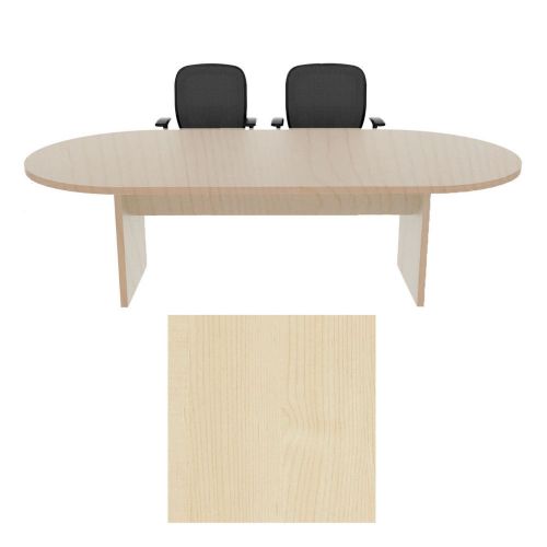 6 foot racetrack conference table cherryman amber hard rock maple laminate for sale