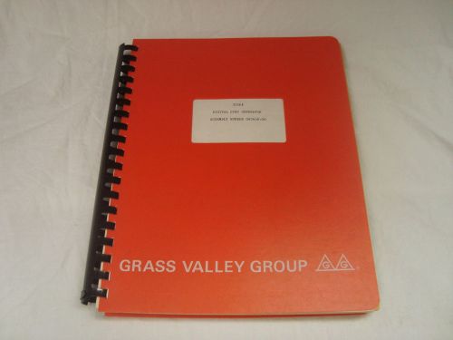 Grass Valley Group Digital Sync Generator Manual 3256A